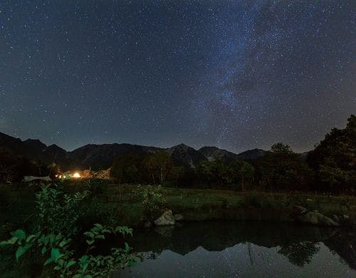 北尾根高原の星空