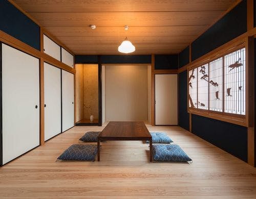 ２階　和室板の間