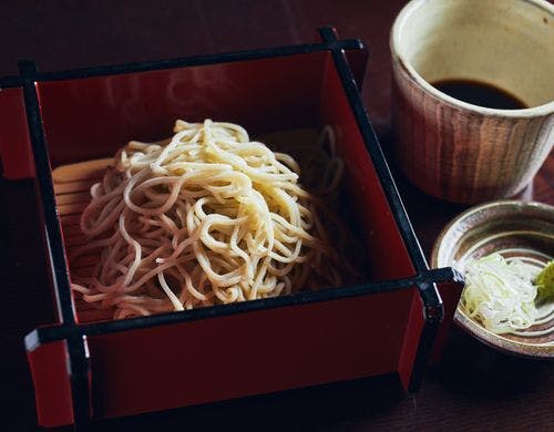 夕食コース　ざる蕎麦