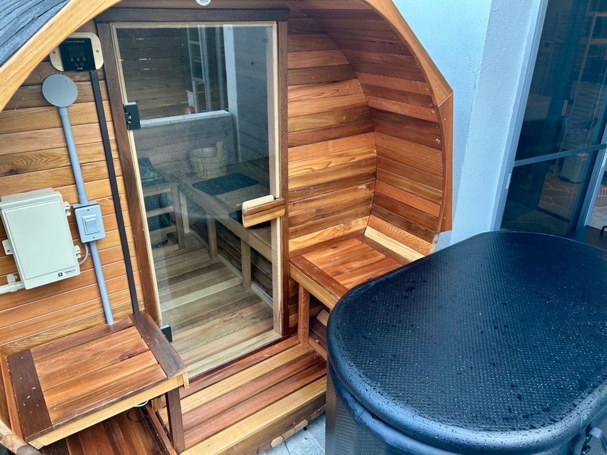 【ซาวน่าแบบถัง】