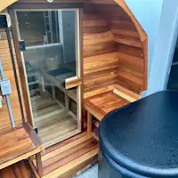 【ซาวน่าแบบถัง】