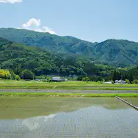目の前に広がる田園風景
