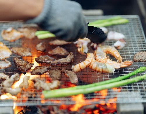 バーベキューディナー：デラックスメニュー