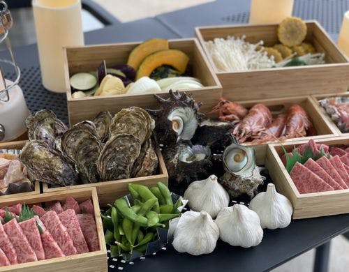 バーベキューディナー：デラックスメニュー