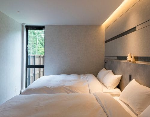 クィーンベッドのツインルームです。