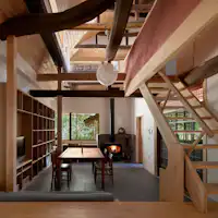 เลานจ์・เตาผิงไม้