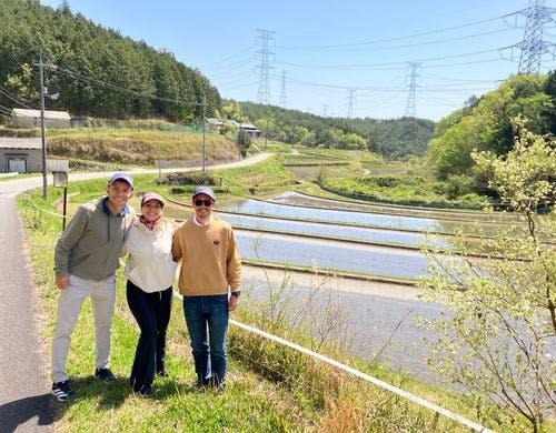 里山の風景（棚田）