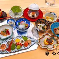 老舗京料理店「宮川町 わた亀」の夕食