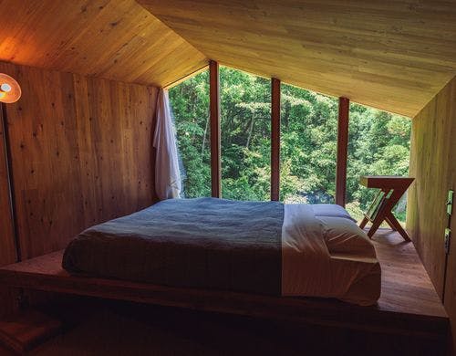 Mountain Sideベッドルームからの眺め
