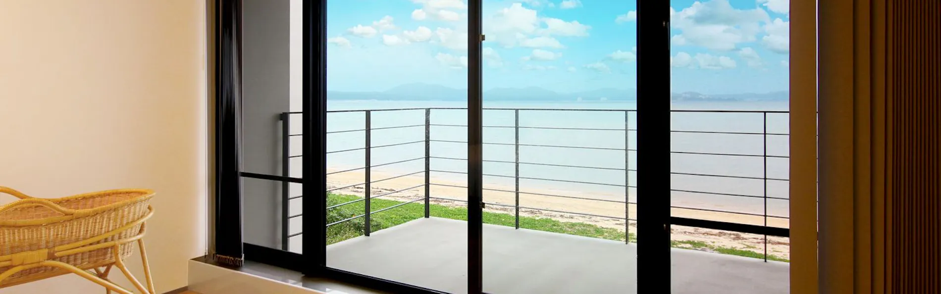 Beach front studio NagoNago