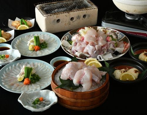 あのりふぐフルコース