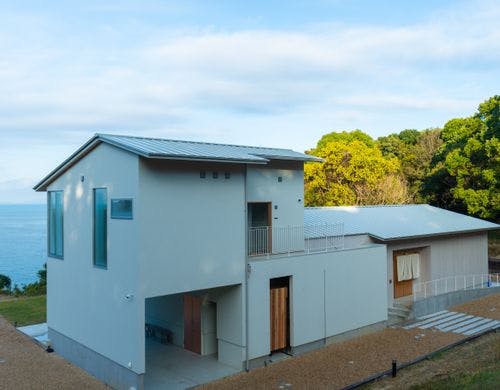 夕景と海を一望できる宿