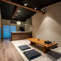 มีห้องครัวและห้องสไตล์ญี่ปุ่นที่สามารถปูฟูกได้