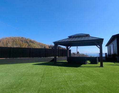 高台から海が一望出来ます