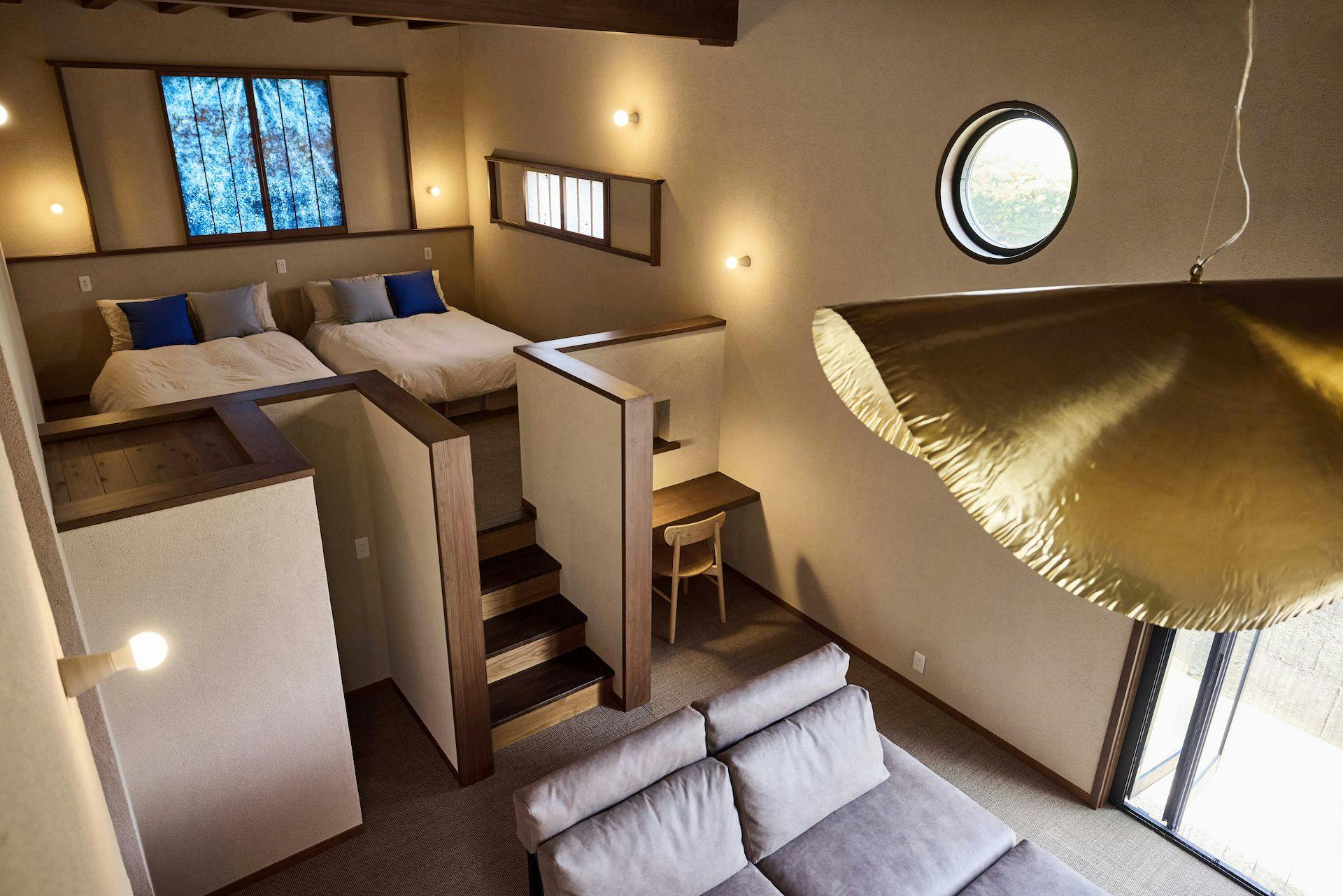 マスターベッドルーム・リビングルーム