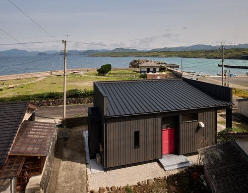 外観：宿の位置と周辺の景観