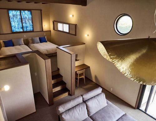 マスターベッドルーム・リビングルーム