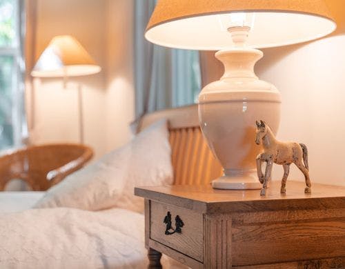 寝室は主寝室、ゲスト寝室、ロフトの3部屋