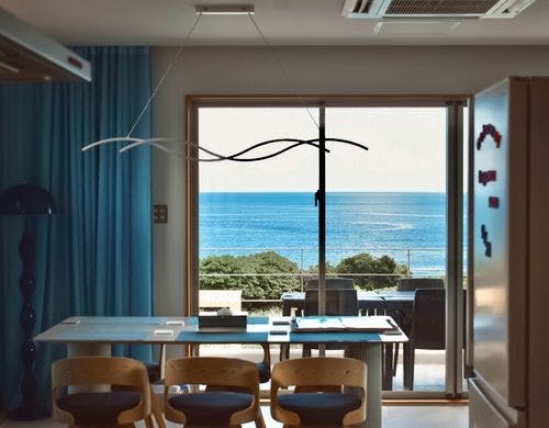 ヴィラ波のダイニング