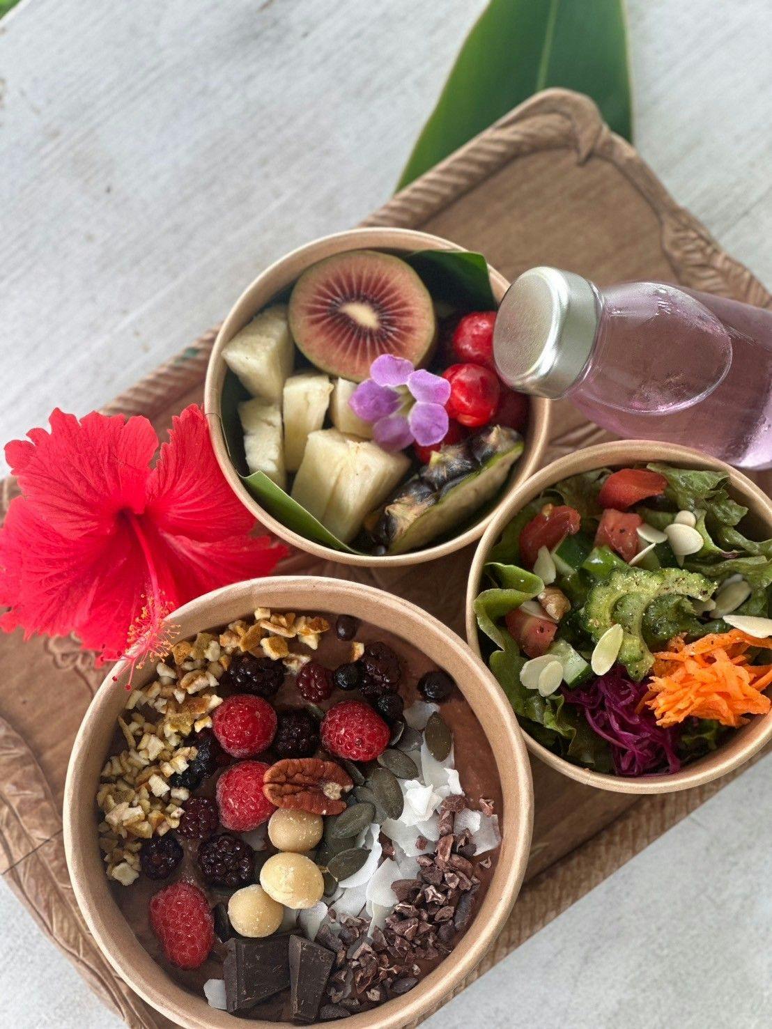 ヘルシーのフルーツたっぷりカカオボウル