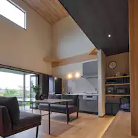 ห้องนั่งเล่นและห้องรับประทานอาหารของ SUITE VILLA 惺