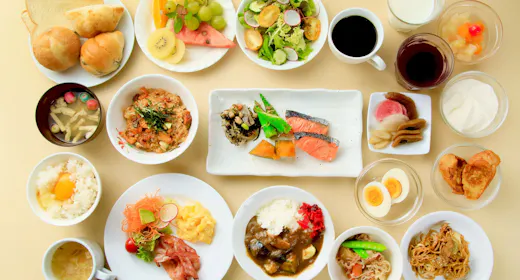 【和洋食ビュッフェ朝食付】自慢の朝食付きプラン!駅近で成田空港へのアクセスも便利!