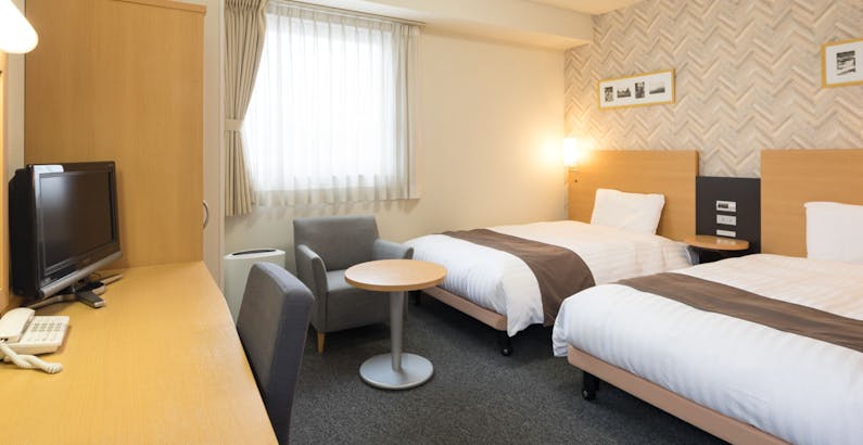 2ベッド ツインスタンダード 禁煙 素泊まり 変動料金 Flexible Rate 現地決済or事前決済 プラン コンフォートホテル熊本新市街 一休 Comビジネス