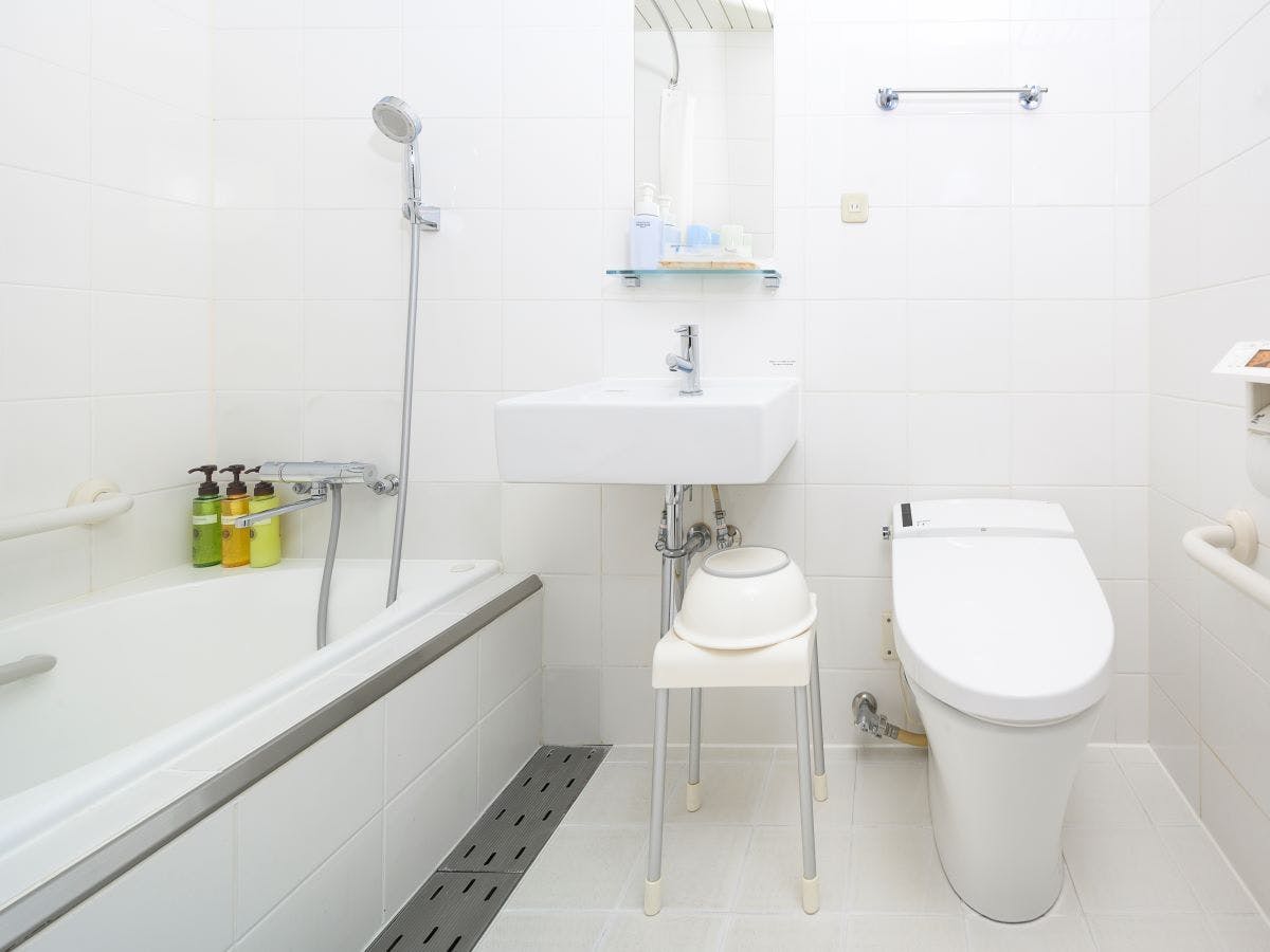 ห้องน้ำในห้องพัก