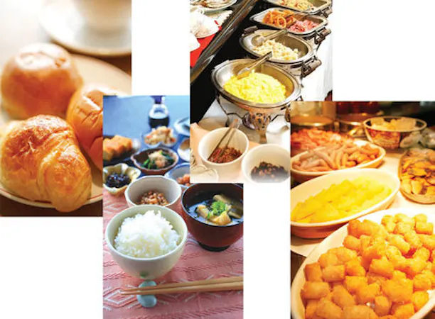 บุฟเฟ่ต์อาหารเช้าที่หลากหลายฟรี!