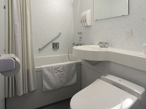 全室温水洗浄機能付のユニットバス