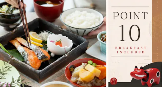 【会員限定|朝食付】ポイント最大10%付与!ポイント貯めて泊まって「会津を味わう、朝ごはん」