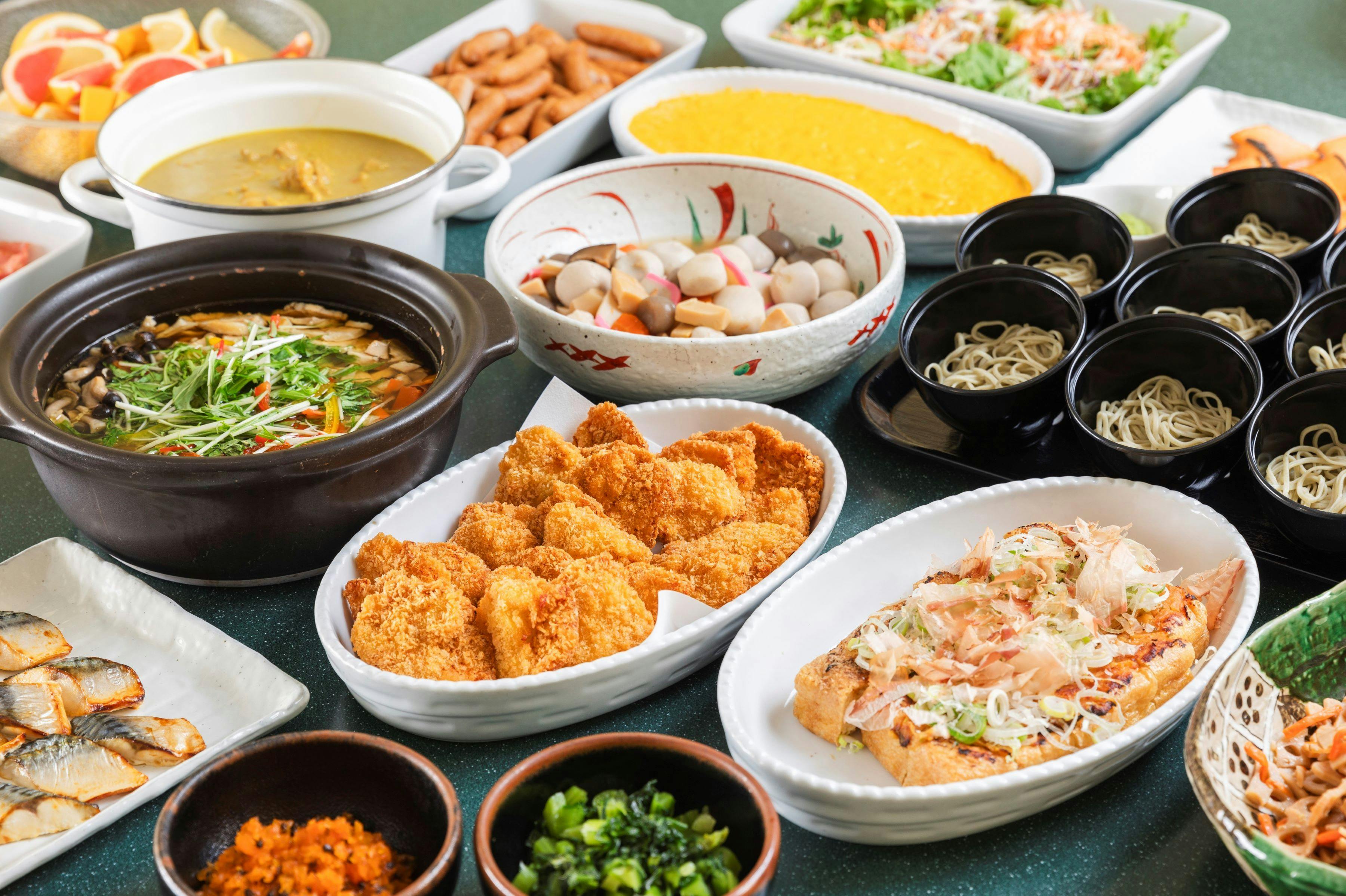 朝食バイキング