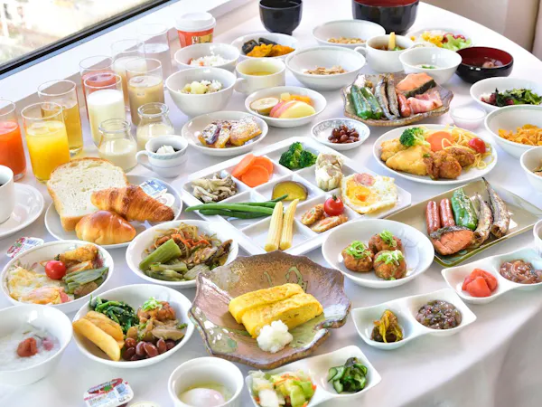 通常プラン(炙り焼き&80種類の朝食バイキング付)