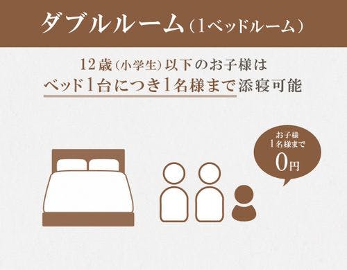 ◆添い寝のご案内（ダブルルーム）