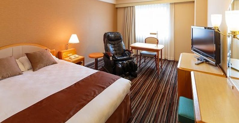 禁煙スーペリアシングル マッサージチェア付き 朝食付き 松山東急reiホテルオリジナル インターネット特別料金 シンプルステイプランプラン 松山東急reiホテル 一休 Comビジネス