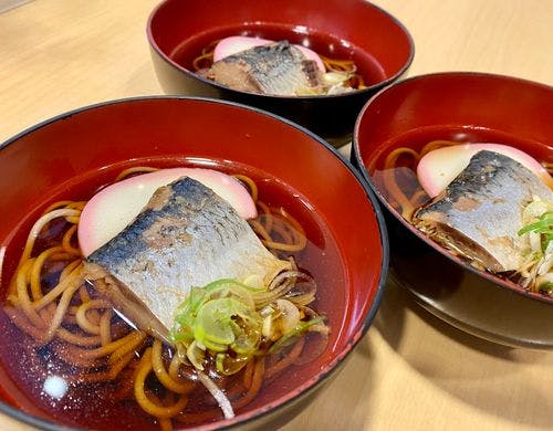朝食イメージ （ニシン蕎麦）