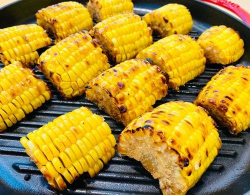 朝食イメージ（焼とうもろこし）