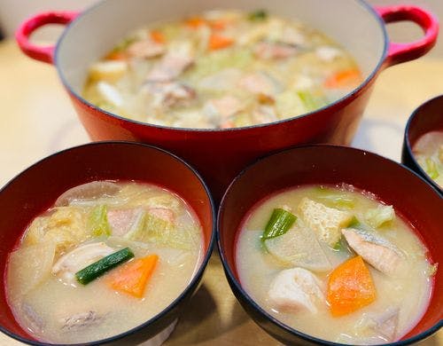 朝食イメージ（石狩汁）