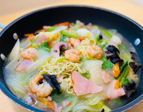 朝食イメージ（あんかけ焼きそば)