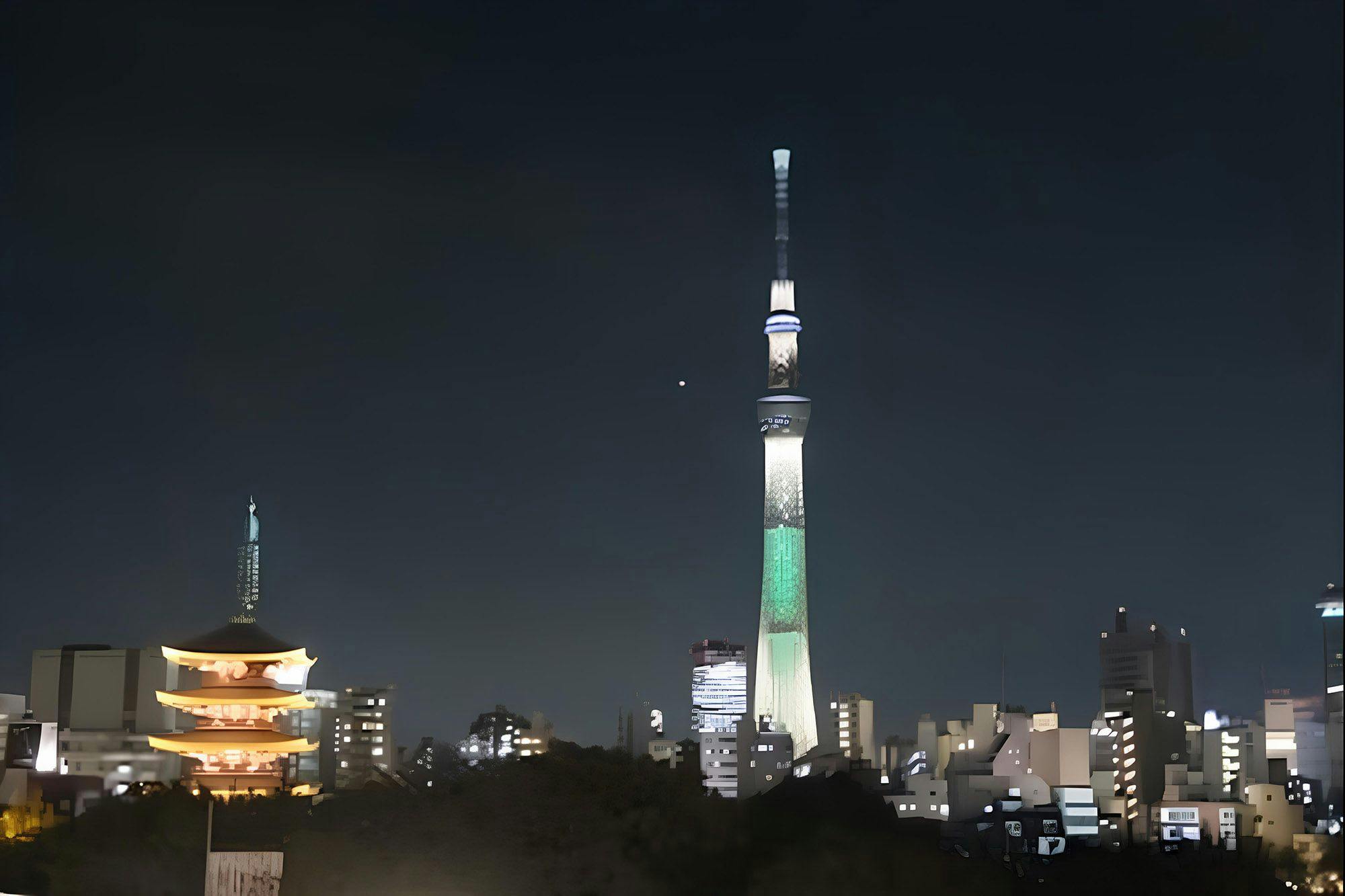 東京スカイツリー側夜景一例
