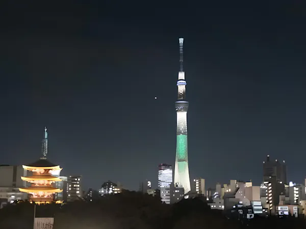 東京スカイツリー側夜景一例
