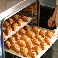 <朝食バイキング>