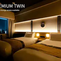 【プレミアムツイン】ワイドシングルベッド