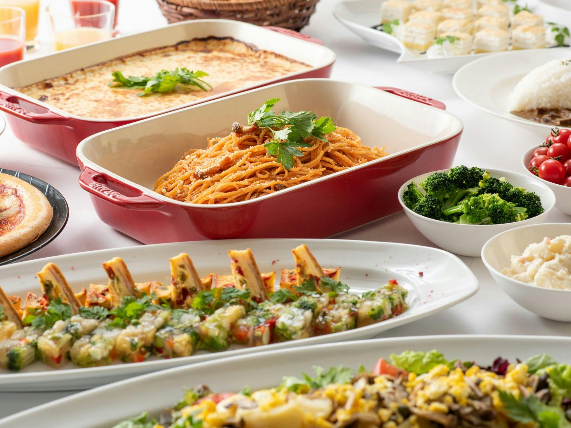 朝食ビュッフェ