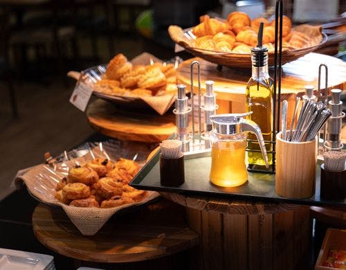 有料朝食ビュッフェ