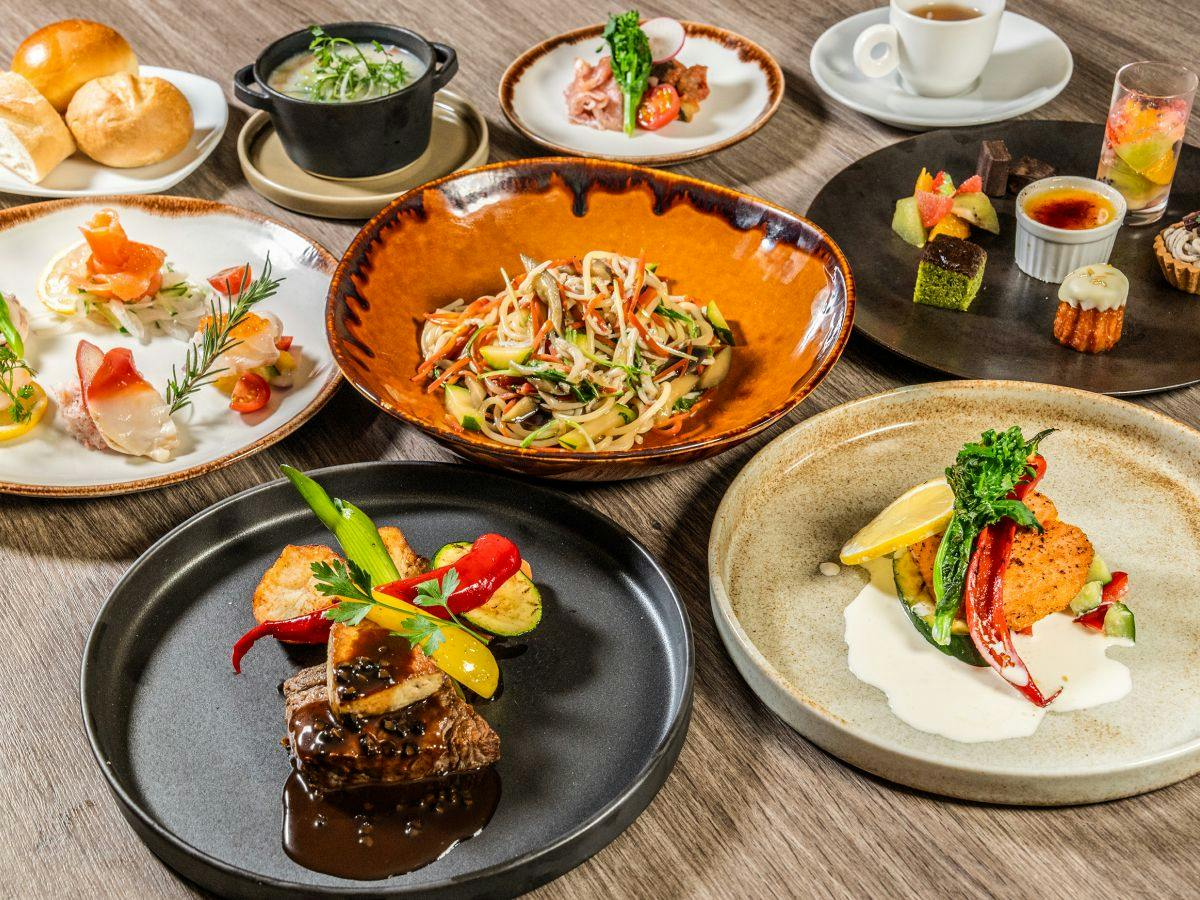 【2食付】ホテルエルシエント京都八条口・2種のメインを贅沢に味わう！プレミアムフルコース