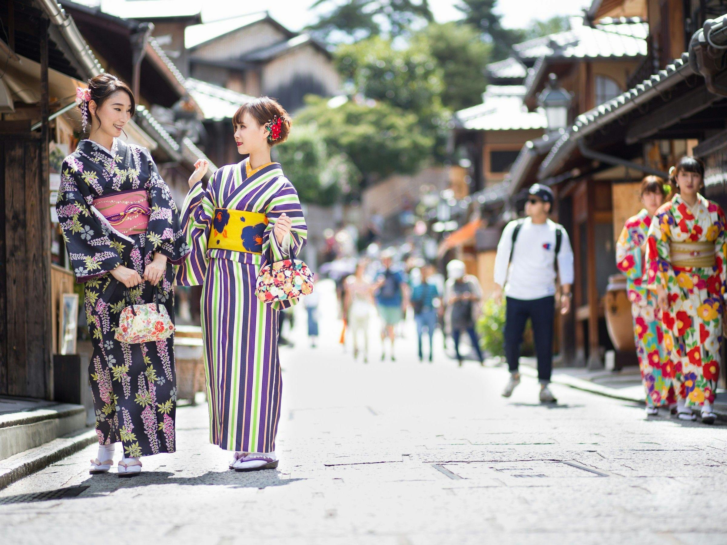 ★穿着和服漫步于美观地区吧。