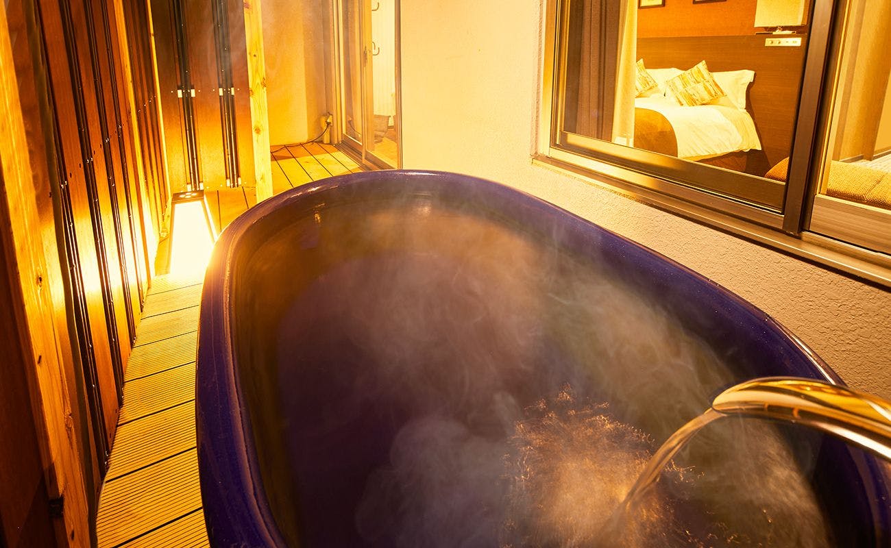 ☆客房露天浴池