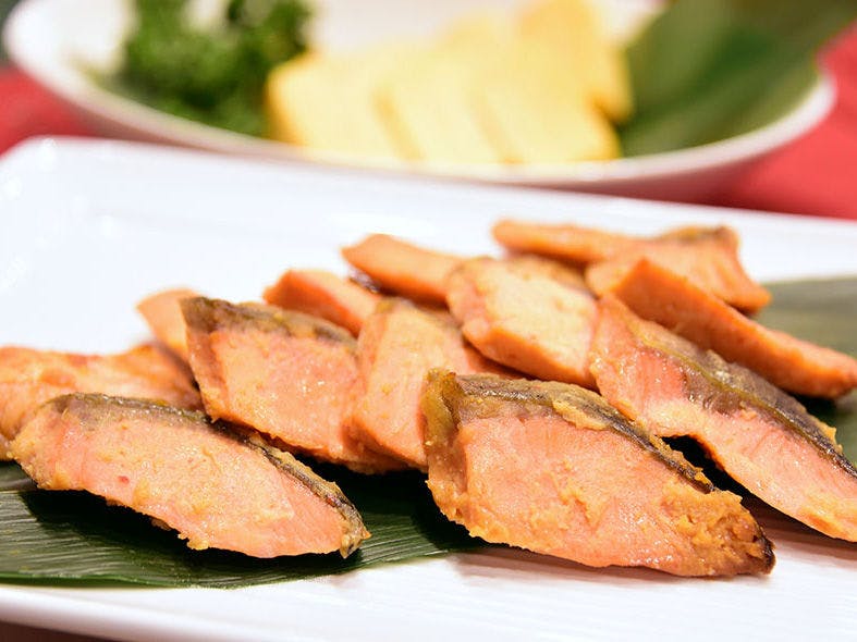 【아침 식사】구운 생선의 예