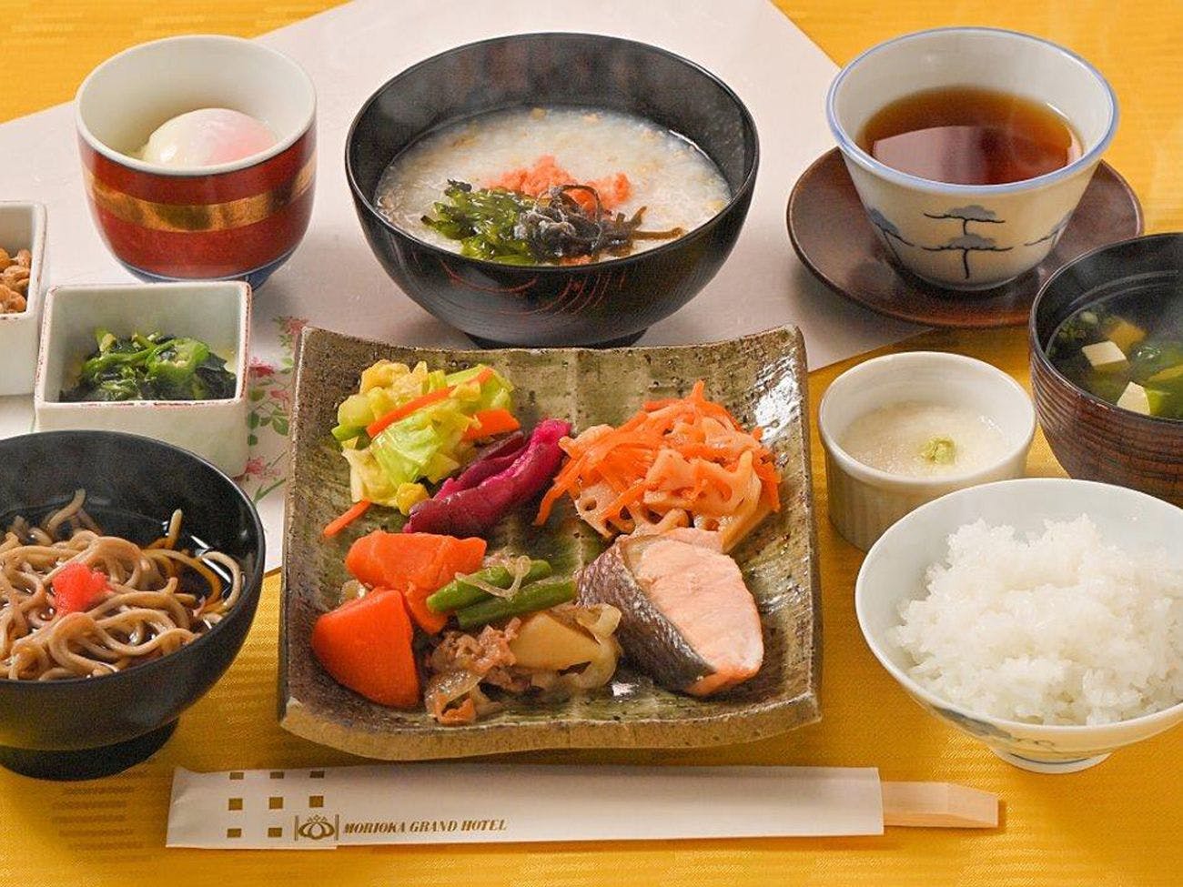 朝食ビュッフェ